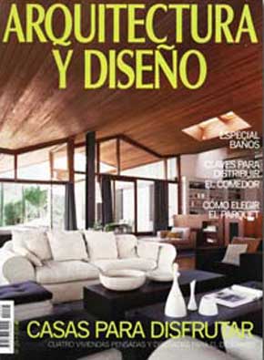 Revista Arquitectura y Diseño, tapa