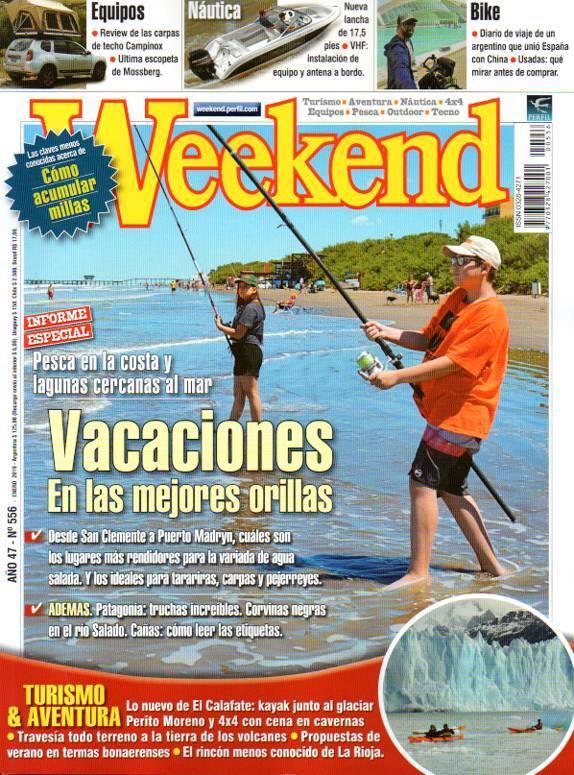 Revista Weekend pesca tapa. Tapa